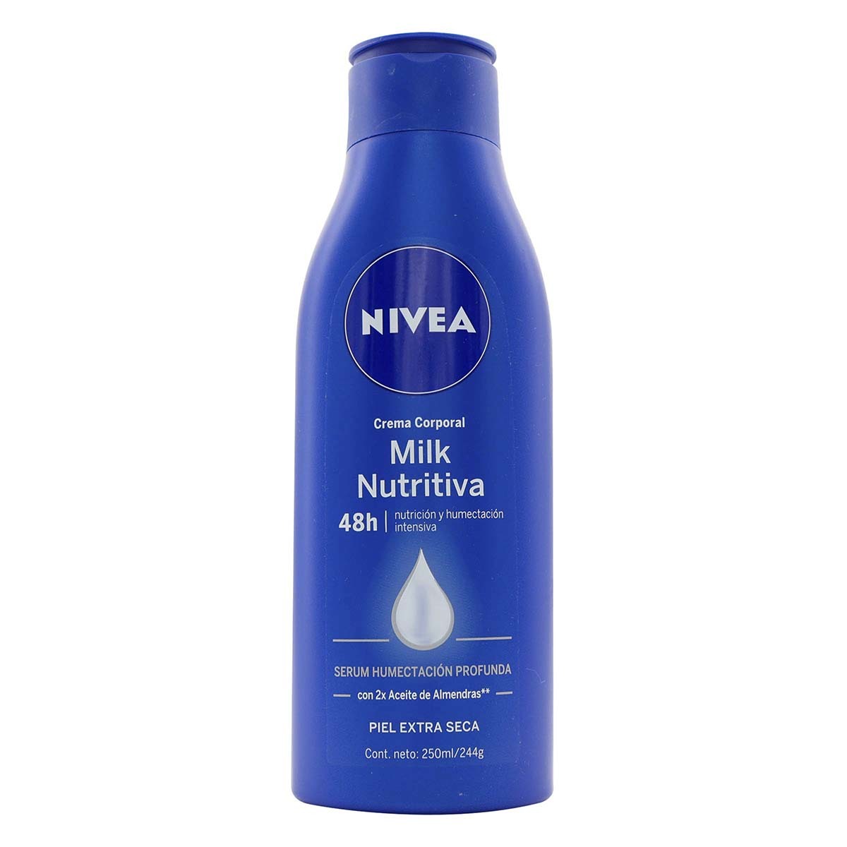 CREMA NIVEA MILK ALMENDRAS 250 ML