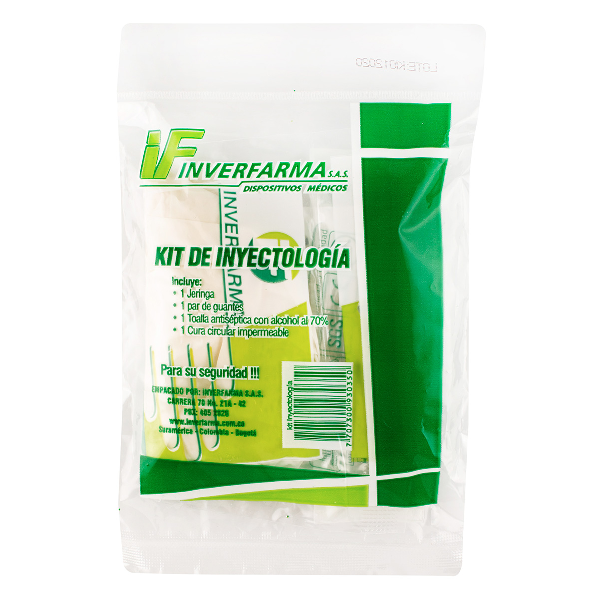 KIT DE INYECTOLOGIA INVERFARMA