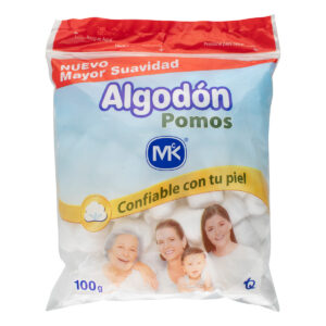 ALGODON POMOS 100 GR MK