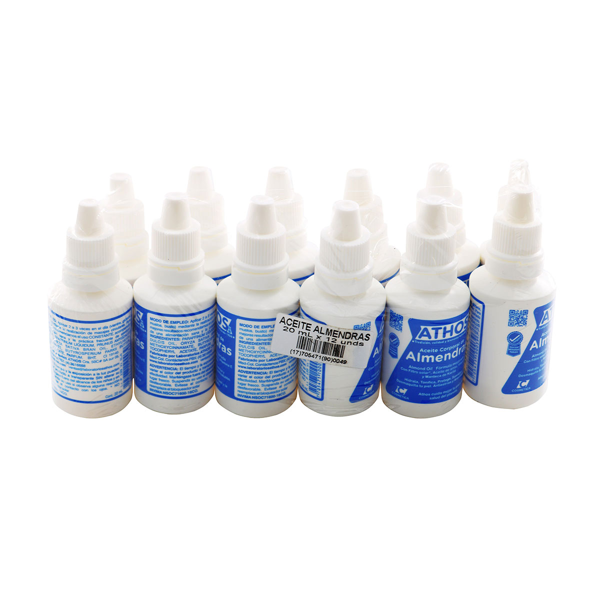 ACEITE DE ALMENDRAS 20 ML 12 UND ATHOS