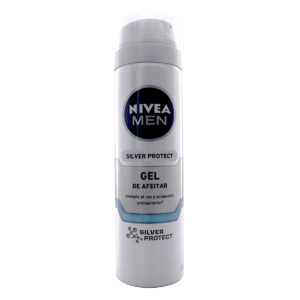 GEL AFEITAR NIVEA SILVER PROTECT 200 ML