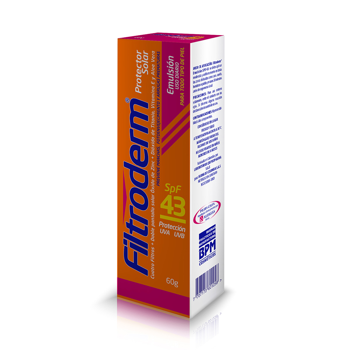 FILTRODERM EMUSION SFP 43 TUBO 60 GR
