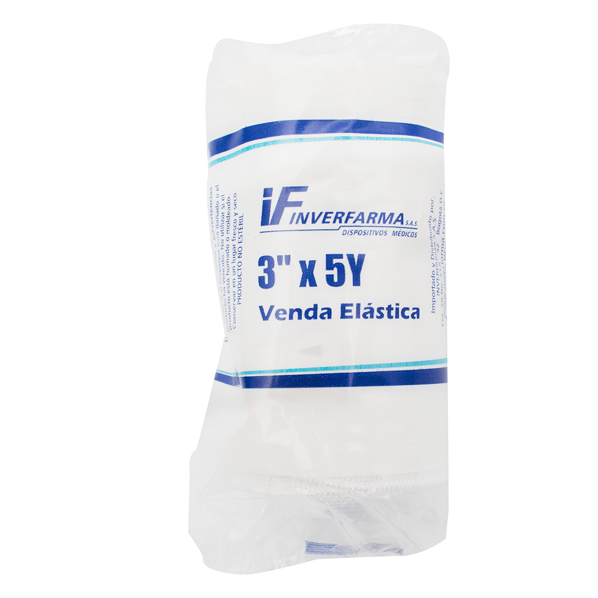 VENDA ELASTICA BLANCA 3X5 INVERFARMA
