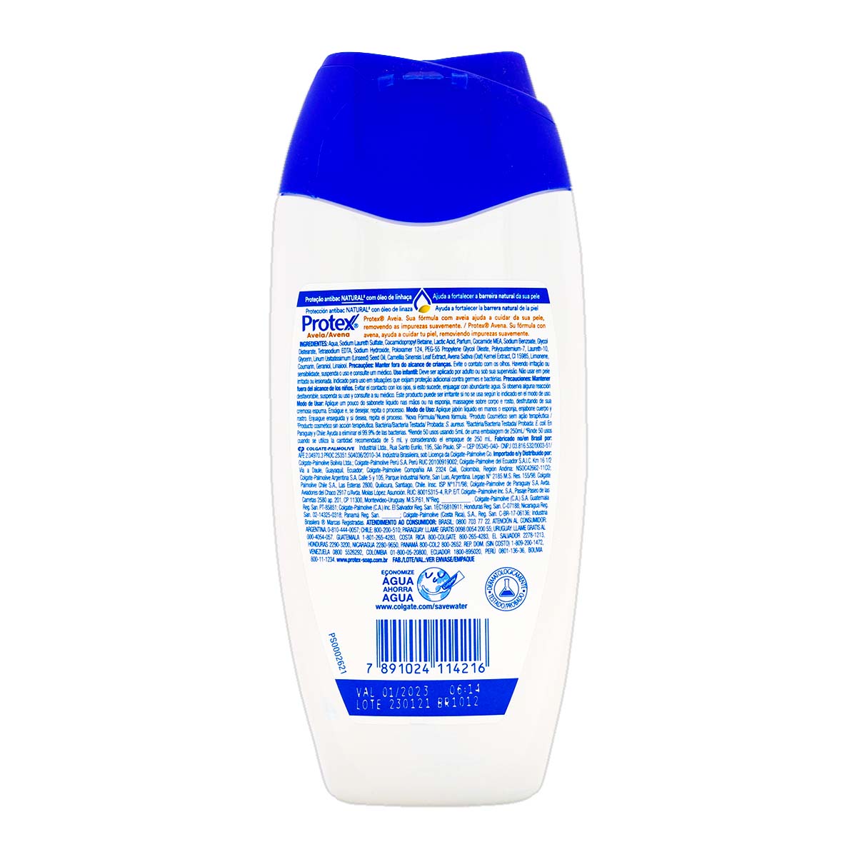 JABON PROTEX SHOWER GEL AVENA 250 ML