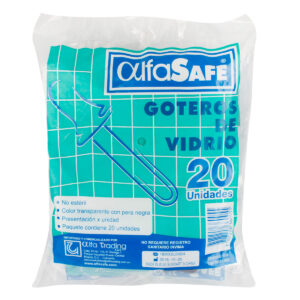 GOTERO DE VIDRIO ALFA BOLSA 20 UND