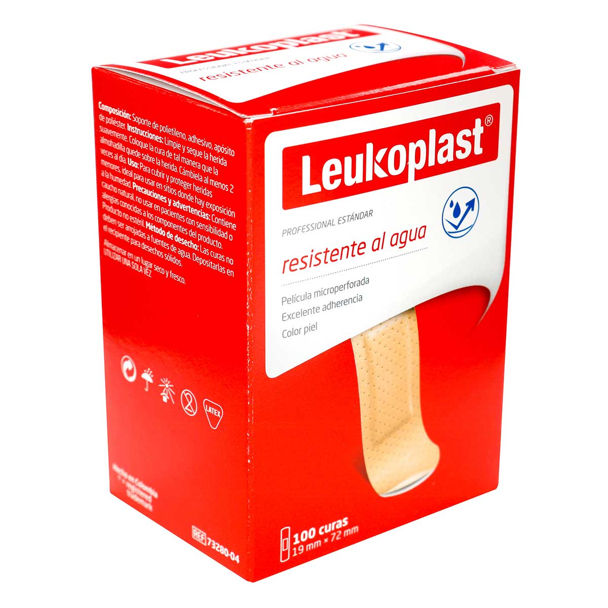 CURAS LEUKOPLAST PIEL 100 UND