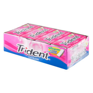CHICLE TRIDENT EVUP COOL BUBBLE 12 UND