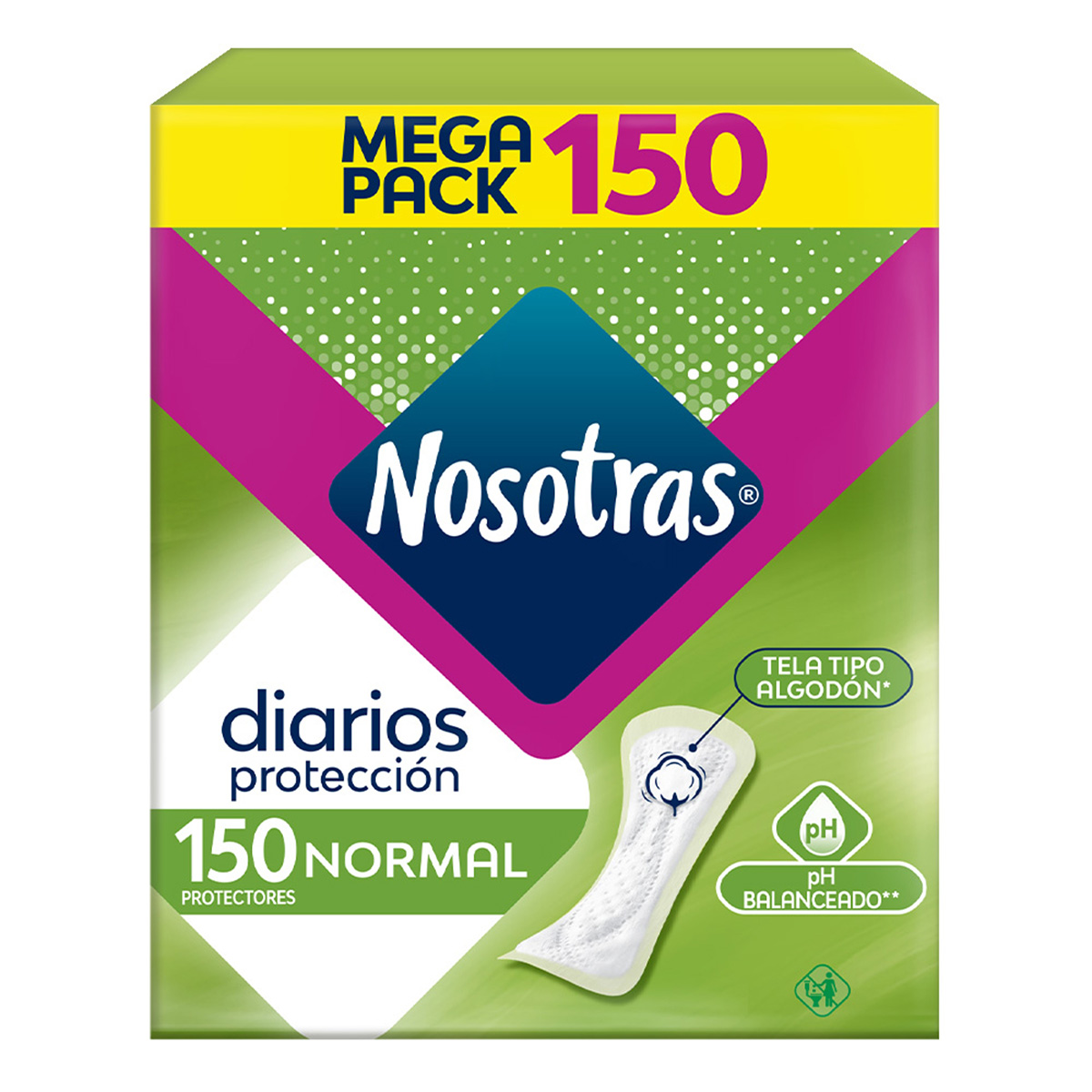 PROT.NOSOTRAS DIARIOS 150 UDS