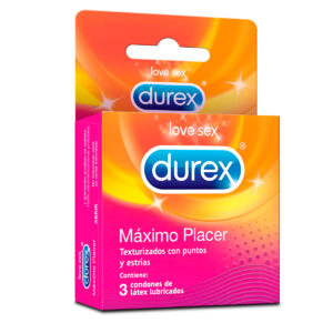 PRESERVAT.DUREX MAXIMO PLACER 3 UND