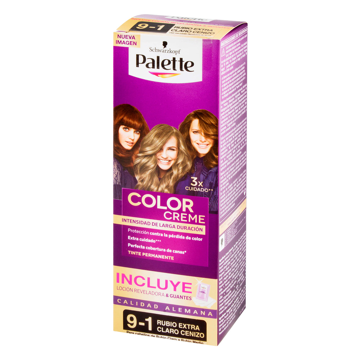 PALETTE CREM TUBO 9-1 RUBIO EXT.CLA.CENI