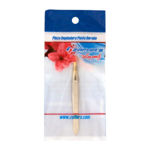 PINZA DEPILADORA PUNTA DORADA R554-63