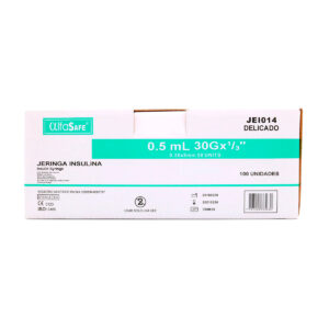 JERINGA ALFA INS.0.5ML 30GX1/3(8MM)100UN
