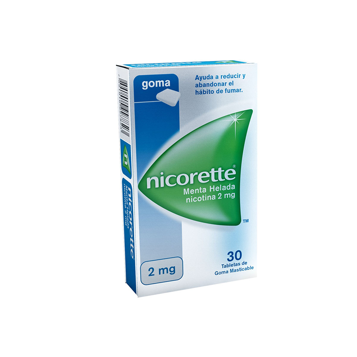NICORETTE MENTA HELADA 2MG 30 GOMAS