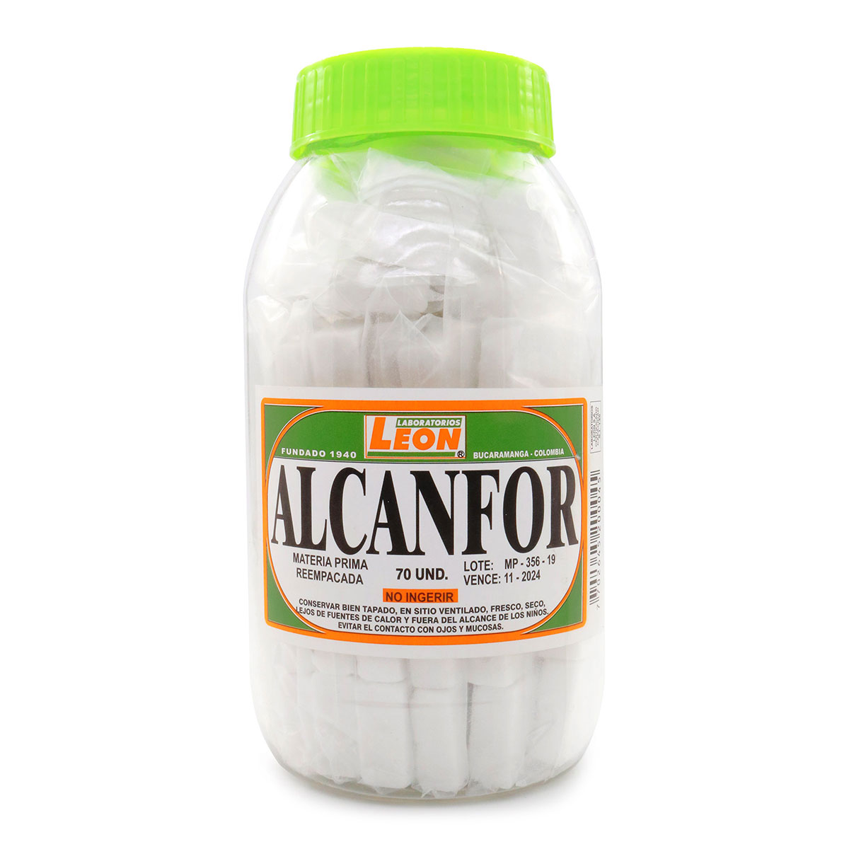 ALCANFOR 70 TBS LEON (IVA)