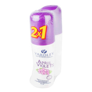 DTE.APRIL VIOLETS ROLLON 65 ML 2X1