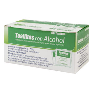 PANITOS ALCOHOL 100 UND  INVERFARMA