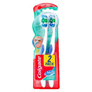 CEP.COLGATE 360 CABEZA NORMAL SUAVE 2X1