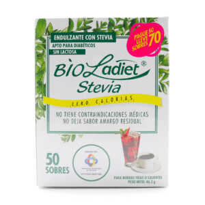 STEVIA BIOLADIET 50 SBS LA  +20 SOBRES