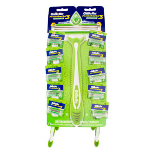 MAQ.PRESTOBARBA GILLETTE 3 SEN.CAR.10UND