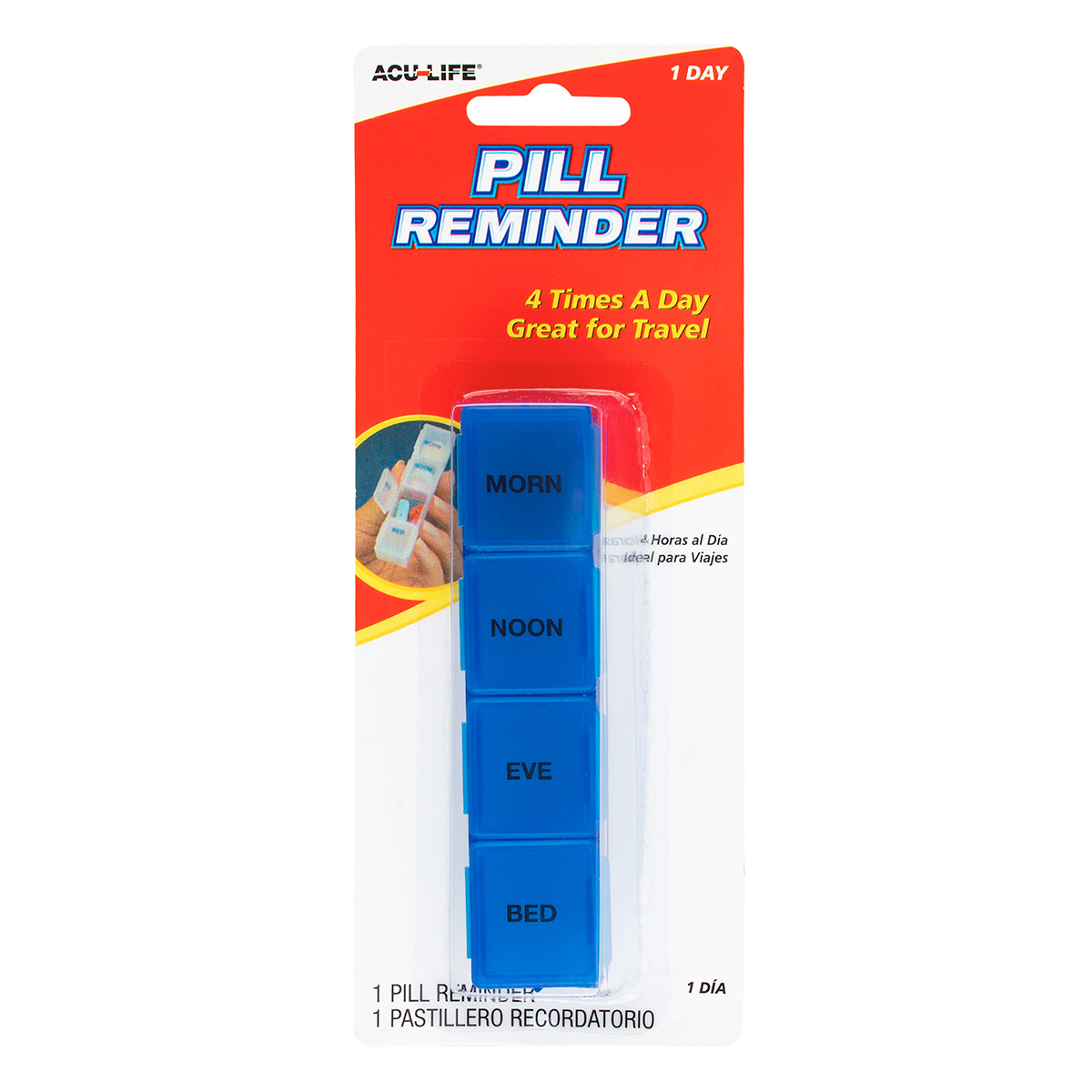 PASTILLERO ACU LIFE DIARIO 4 COMPARTIMIE