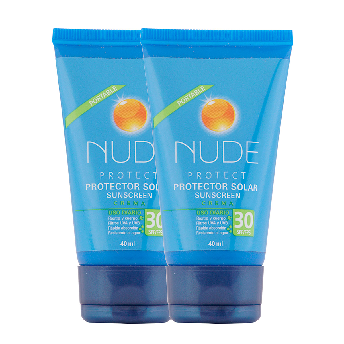 2 PROTECTOR NUDE SPF30 PORTABLE 40ML P.E