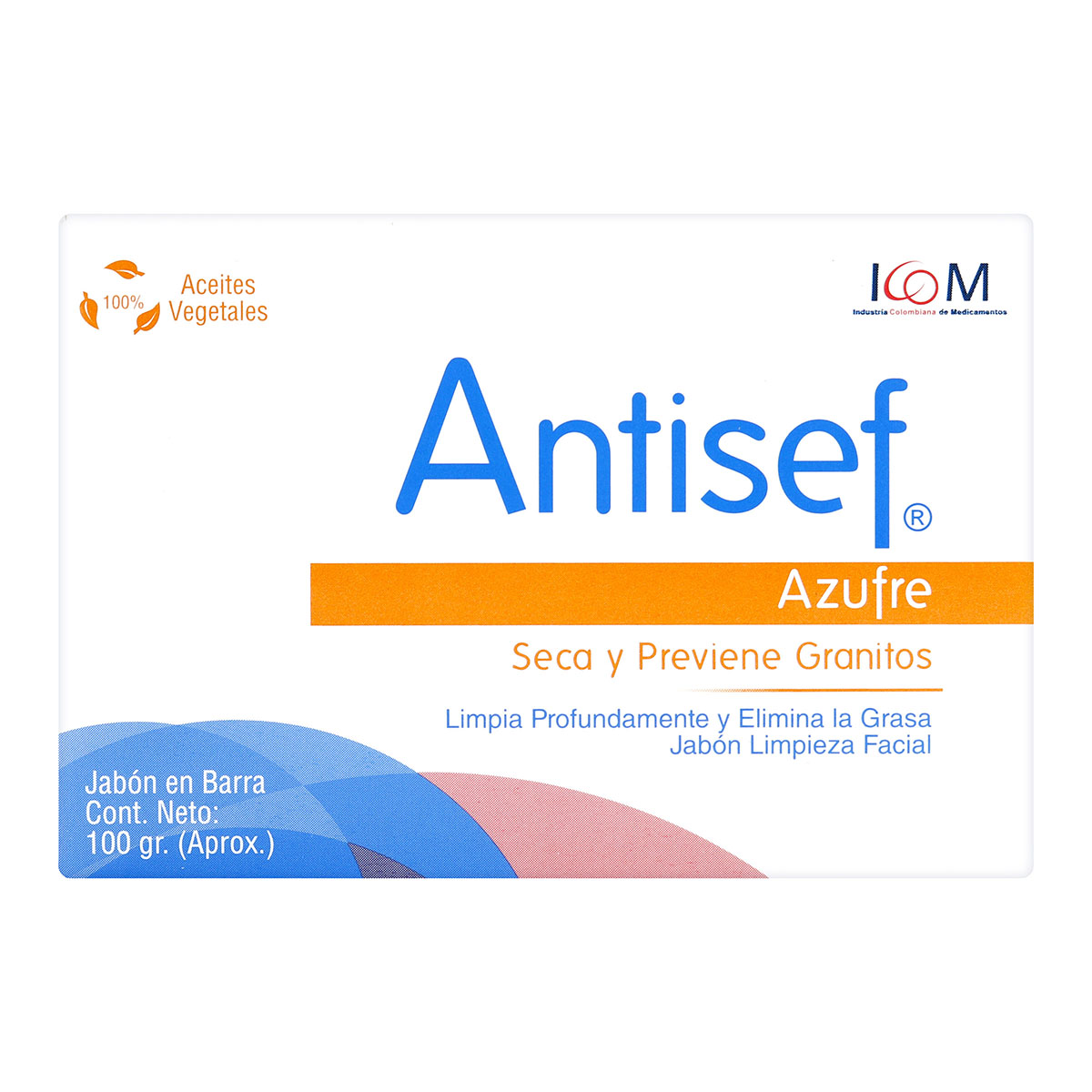 JAB ANTISEF ANTIACNE AZUFRE 100 GR ICOM