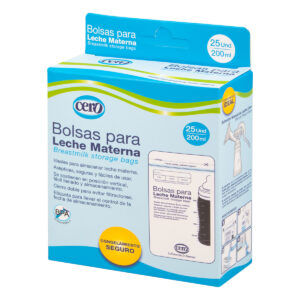 BOLSAS CERO LECHE MATERNA 25 UND