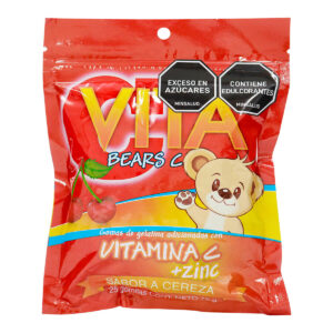 GOMAS VITABEARS C+ZINC CEREZA 25UND ICOM