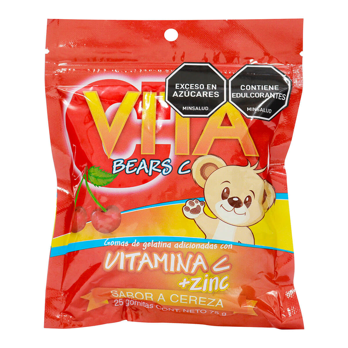 GOMAS VITABEARS C+ZINC CEREZA 25UND ICOM