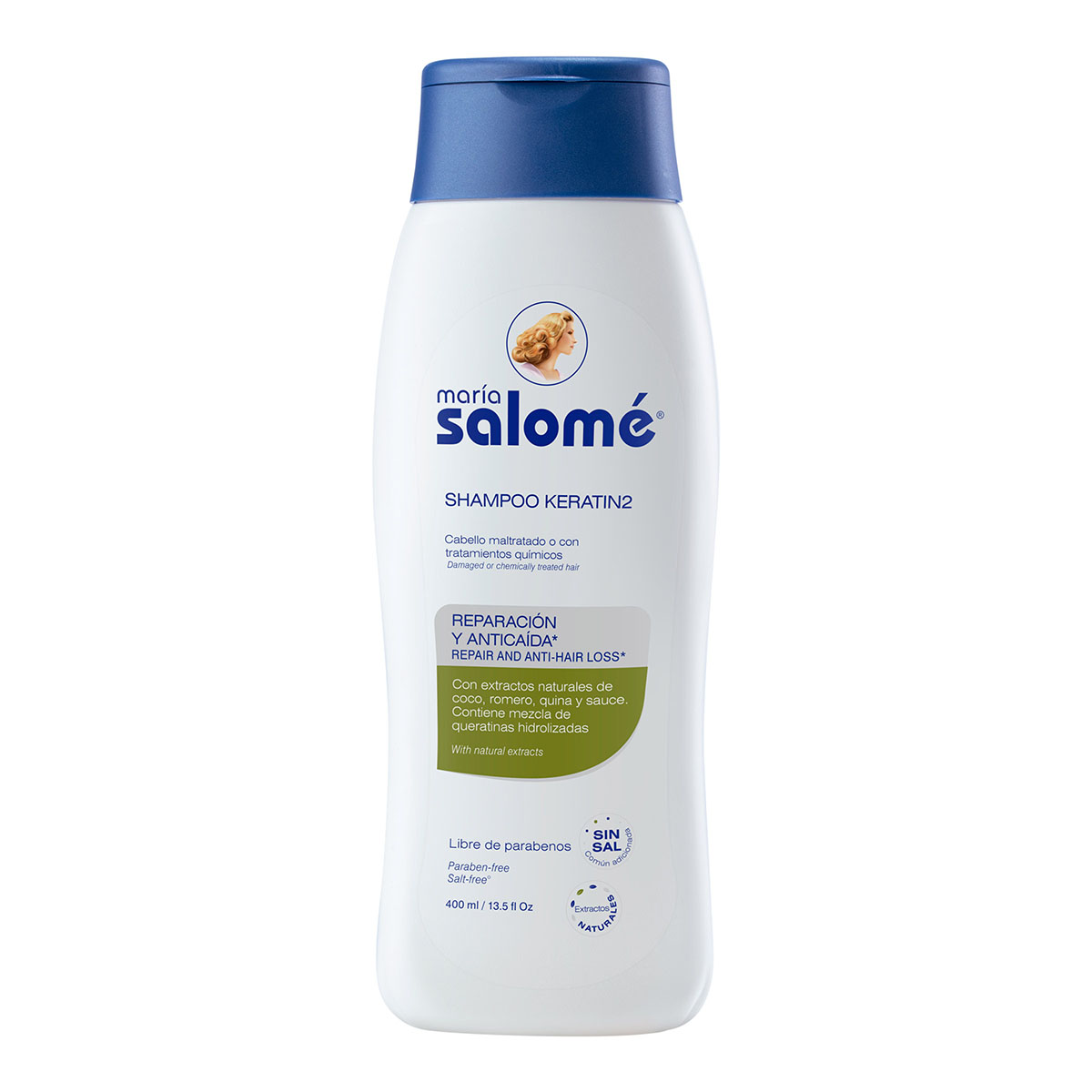 CHA.KERATIN 2 MARIA SALOME SIN SAL 400ML