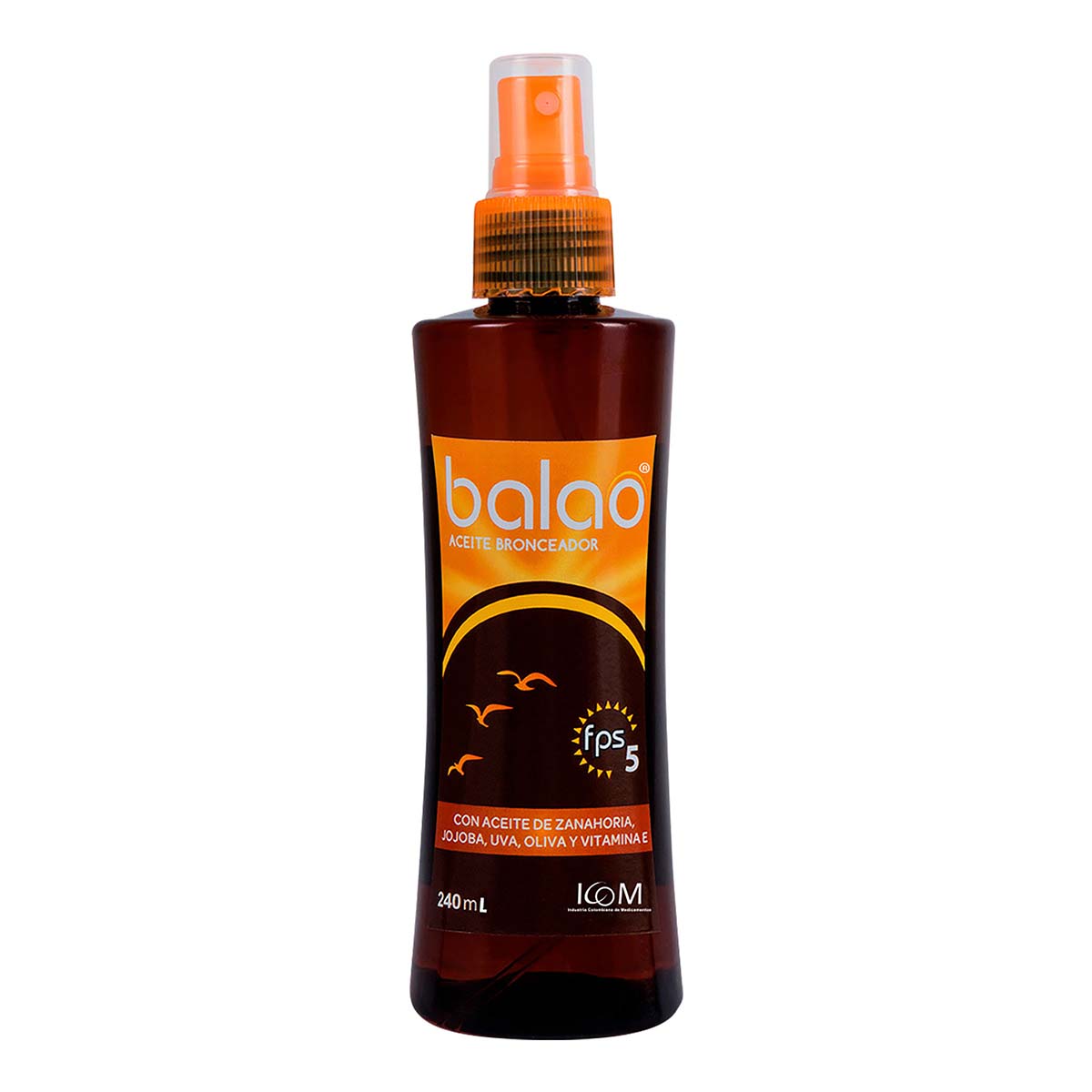 ACEITE BRONC.BALAO SPF5 240 ML SPR ICOM