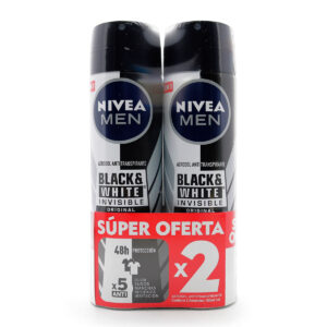 2 DTE NIVEA SPR.BLA.WH.H.150ML.SUP.DTO.