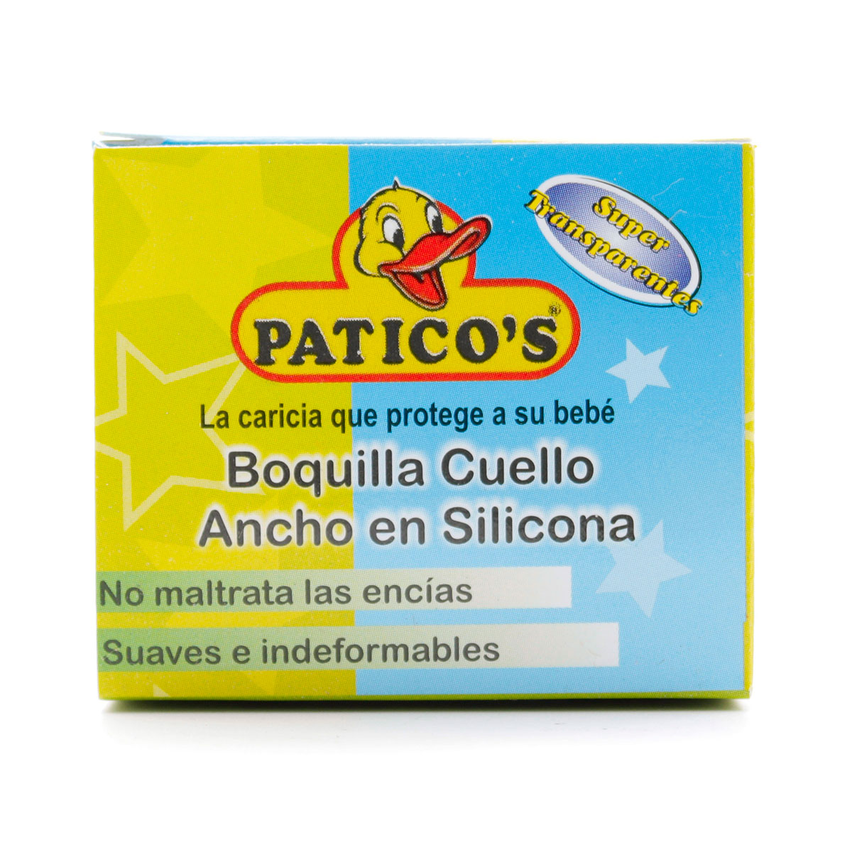 BOQUILLA CUELLO ANCHO SILICONADO PATICO