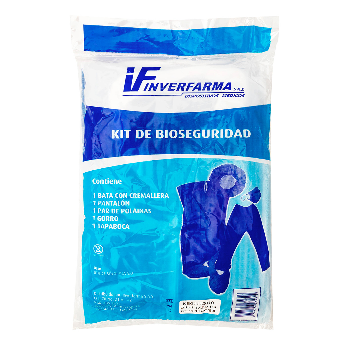 KIT BIOSEGURIDAD - 5 PIEZA INVERFARMA