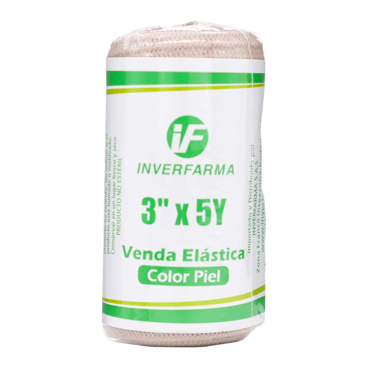 VENDA ELASTICA COLOR PIEL 3X5 INVERFARMA