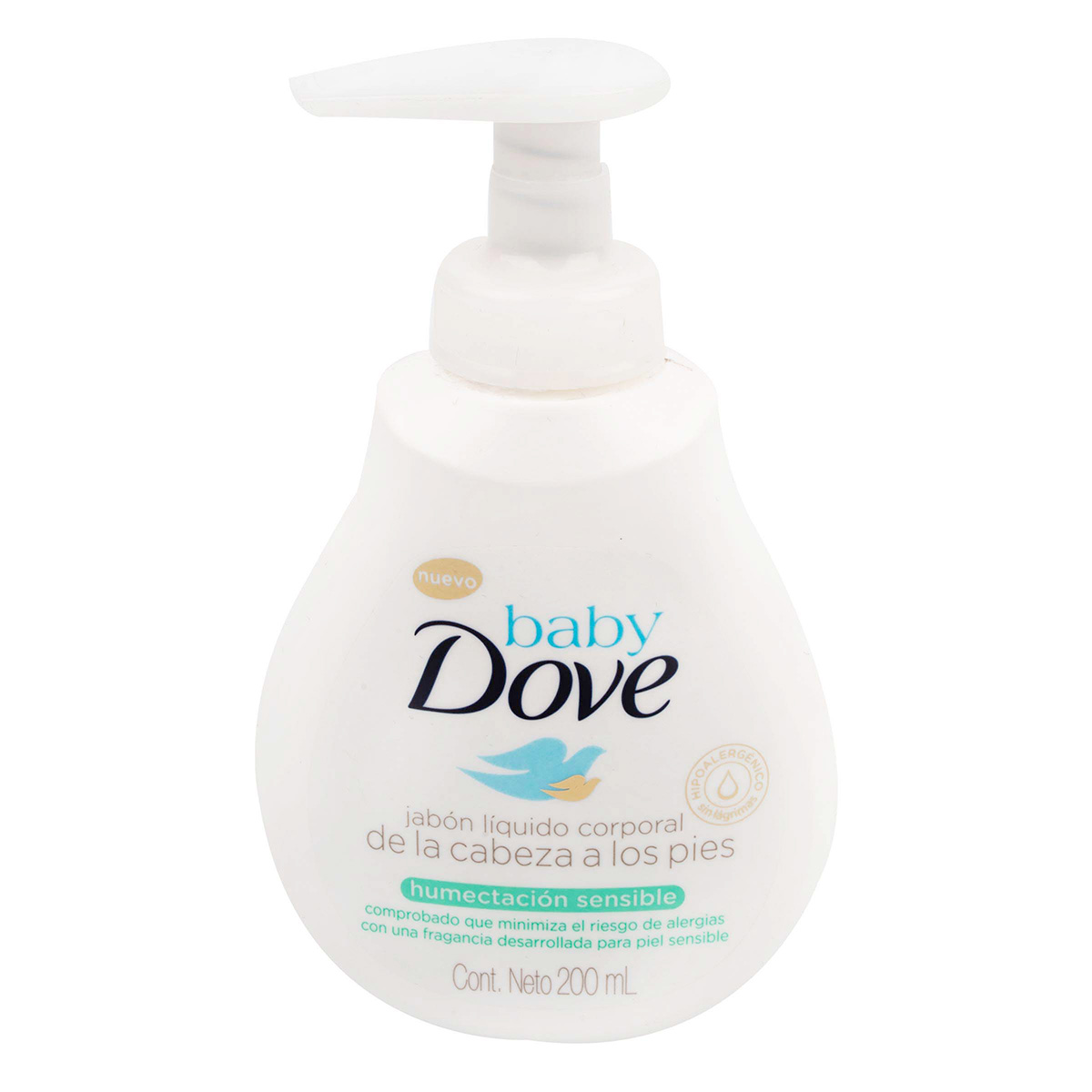JABON DOVE BABY LIQUI.HUM.SENSIBLE 200ML
