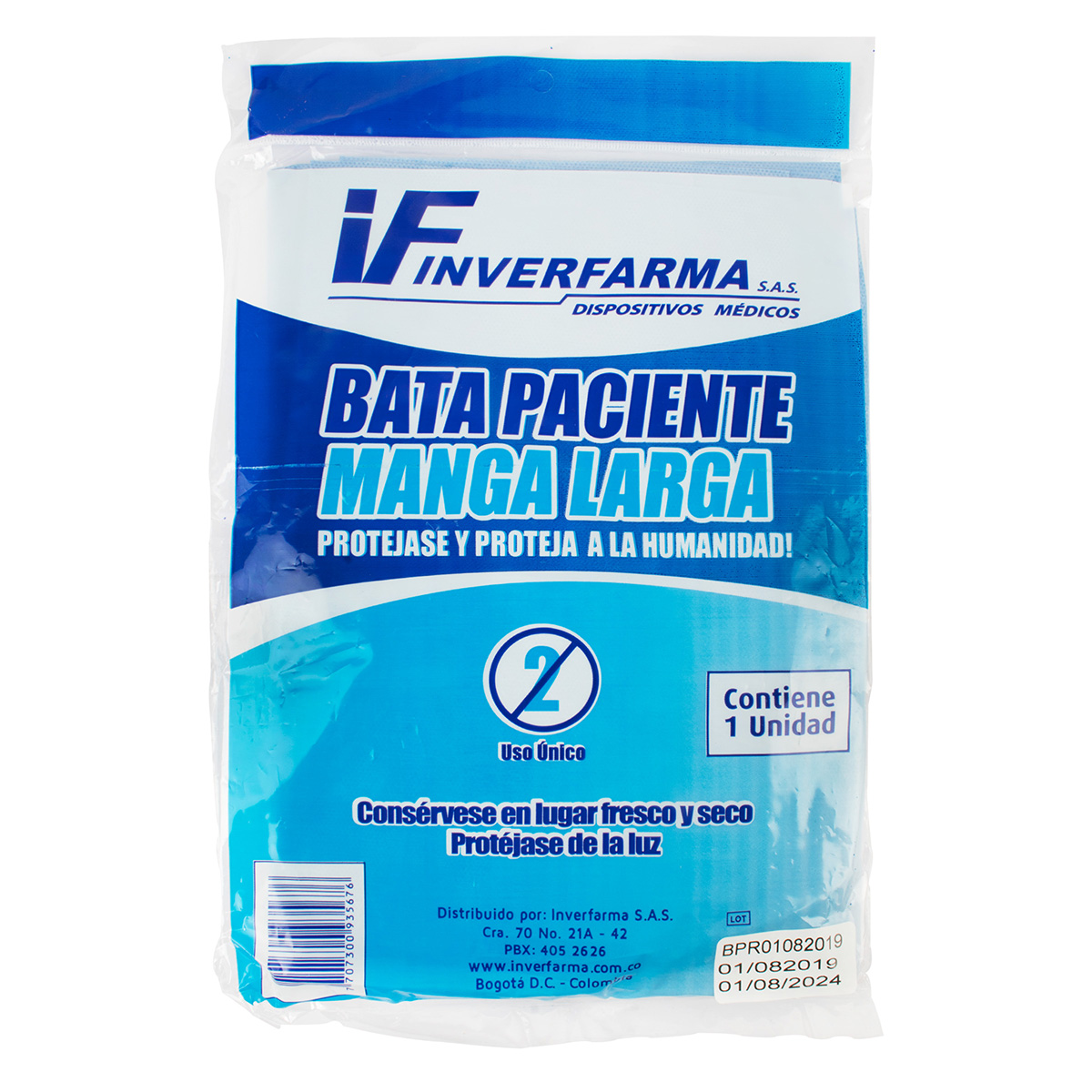 BATA PAC AZUL MAN LARG 1UD.T UNI INVERF
