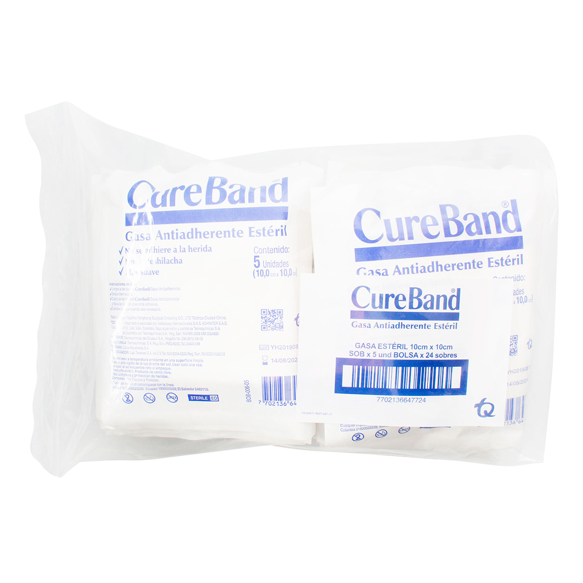 GASA CURE BAND PREM.ES.10X10 SOB.5X24UND