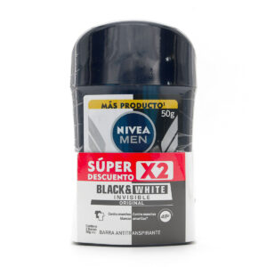 2 DTE NIVEA BARRA BLACK WHITE H.50GR S.O