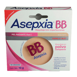 POLVO COMP.ASEPXIA BB BEIGE MATE