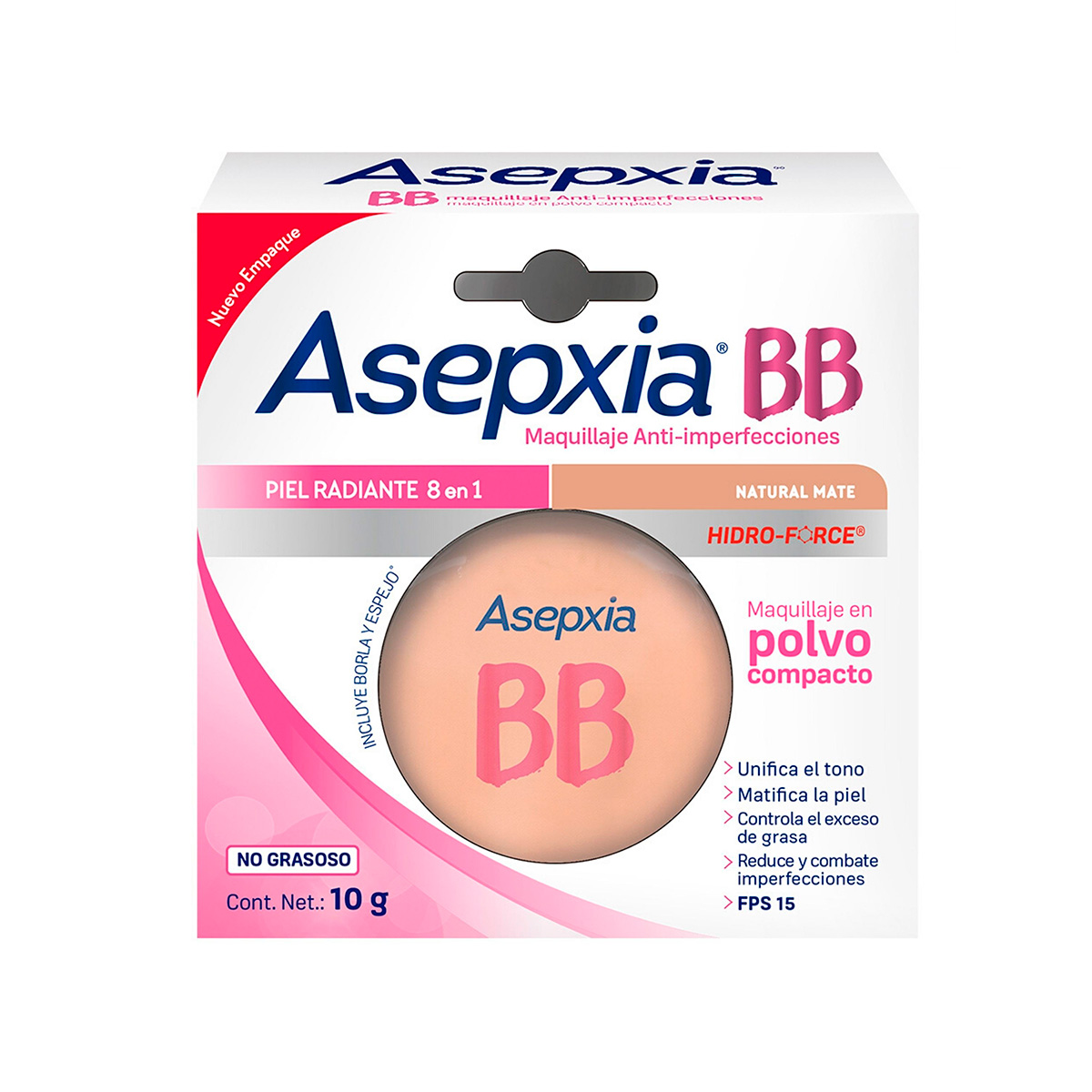 POLVO COMPACTO ASEPXIA BB NATURAL