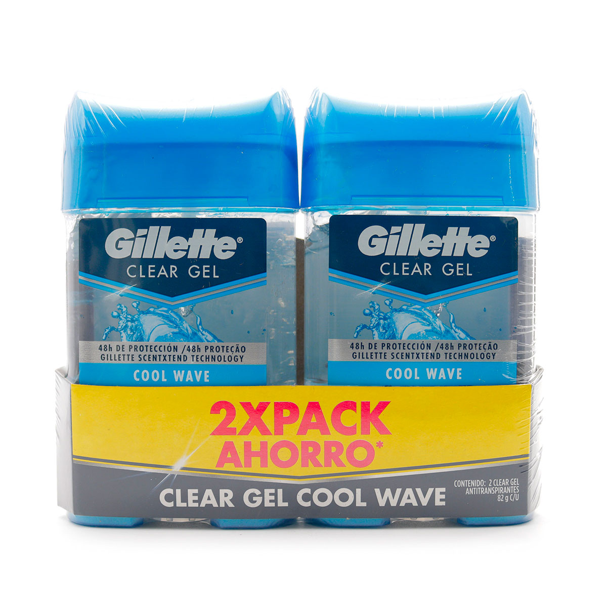 2 DTE.GILLETTE GEL COOL WAVE 82 GR