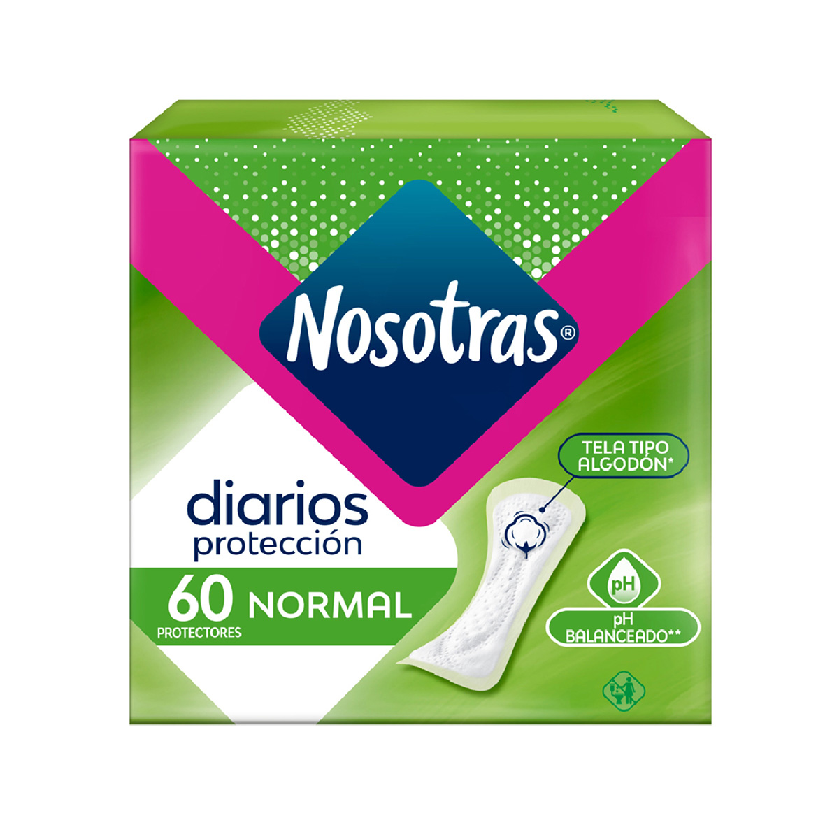 PROT.NOSOTRAS DIARIOS 60 UDS