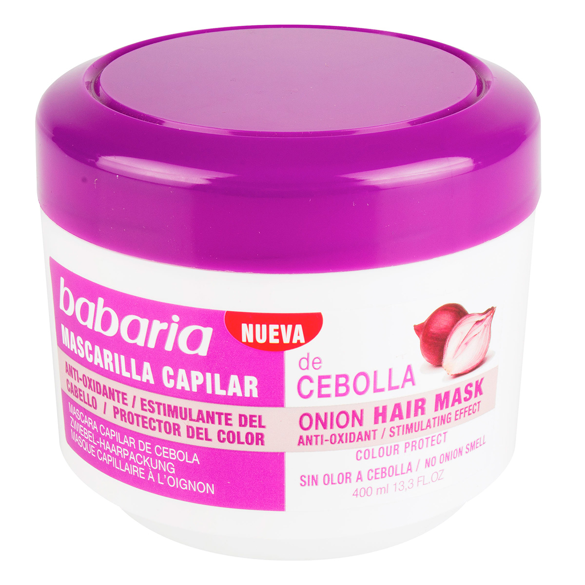 MASCARILLA BABARIA CAPILAR CEBOLLA 400ML
