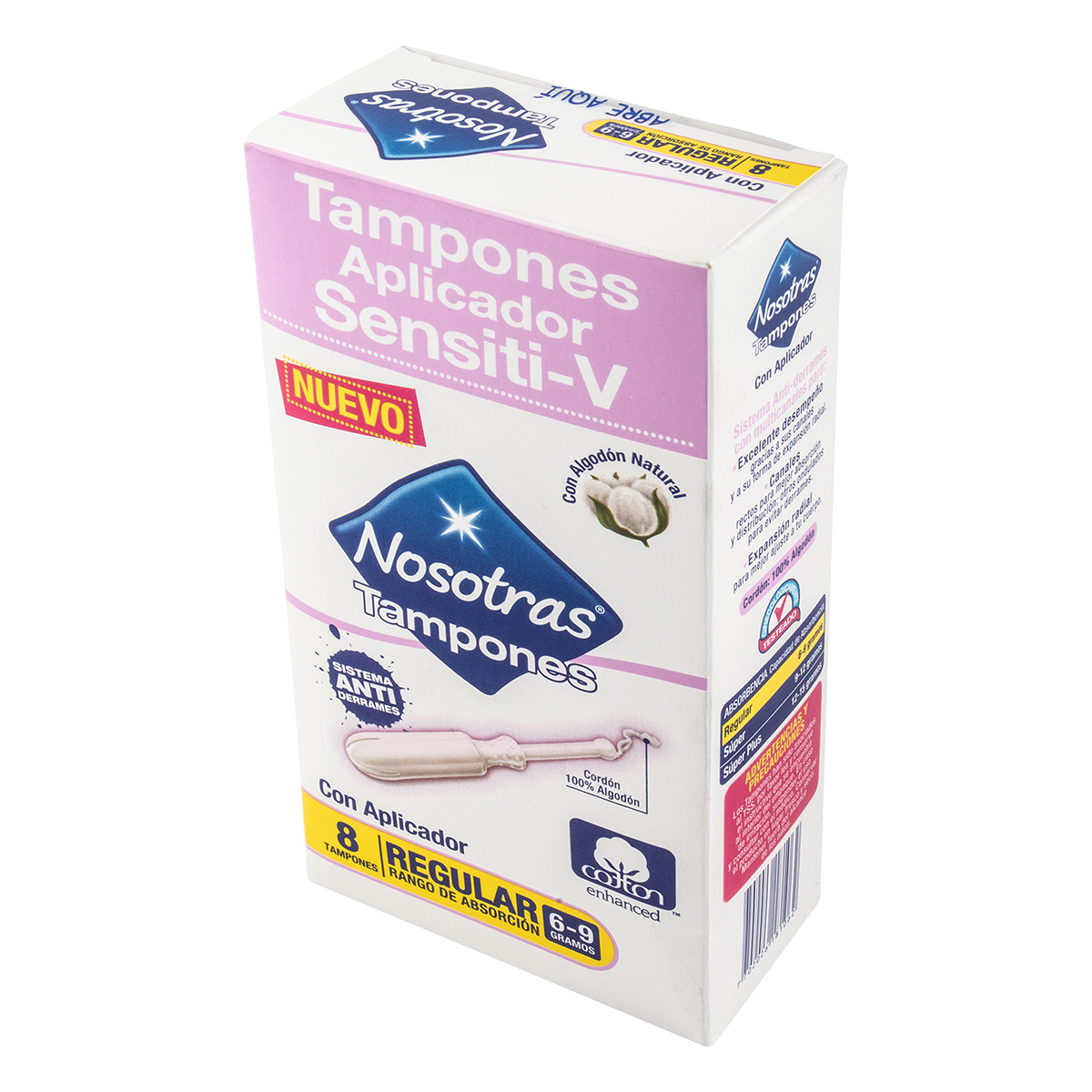 TAMPON NOS.C.APLI.REG.SENSITI-V 8 UND