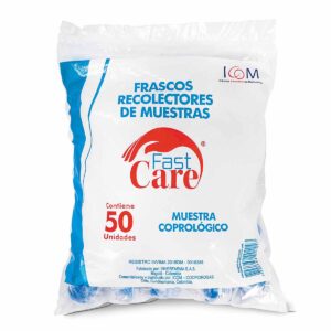 FRASCO RECOL.MUESTRA COPROLOG 50UND ICOM