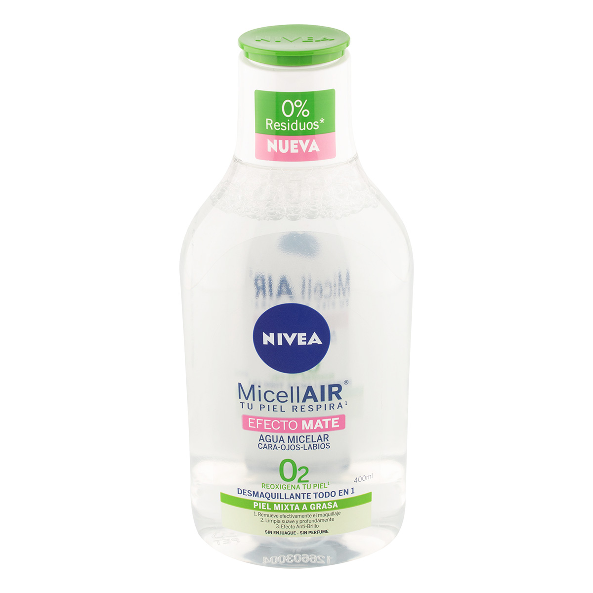 AG.MICELAR NIVEA EFECTO MATE 400 ML