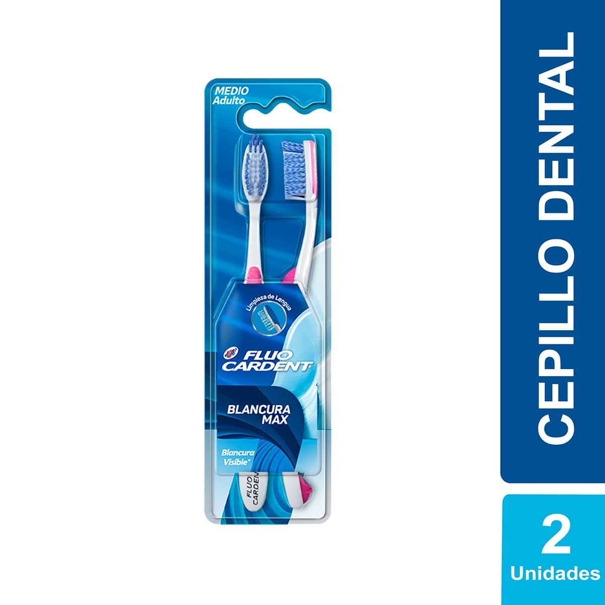 2 CEPILLO FLUOC.BLANCURA MAX PACK