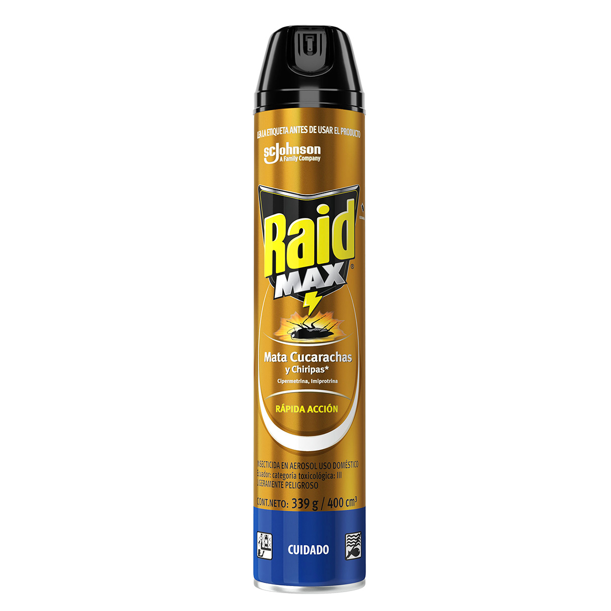 RAID MAX MATA CUCAR.Y CHIRIPAS 400 ML