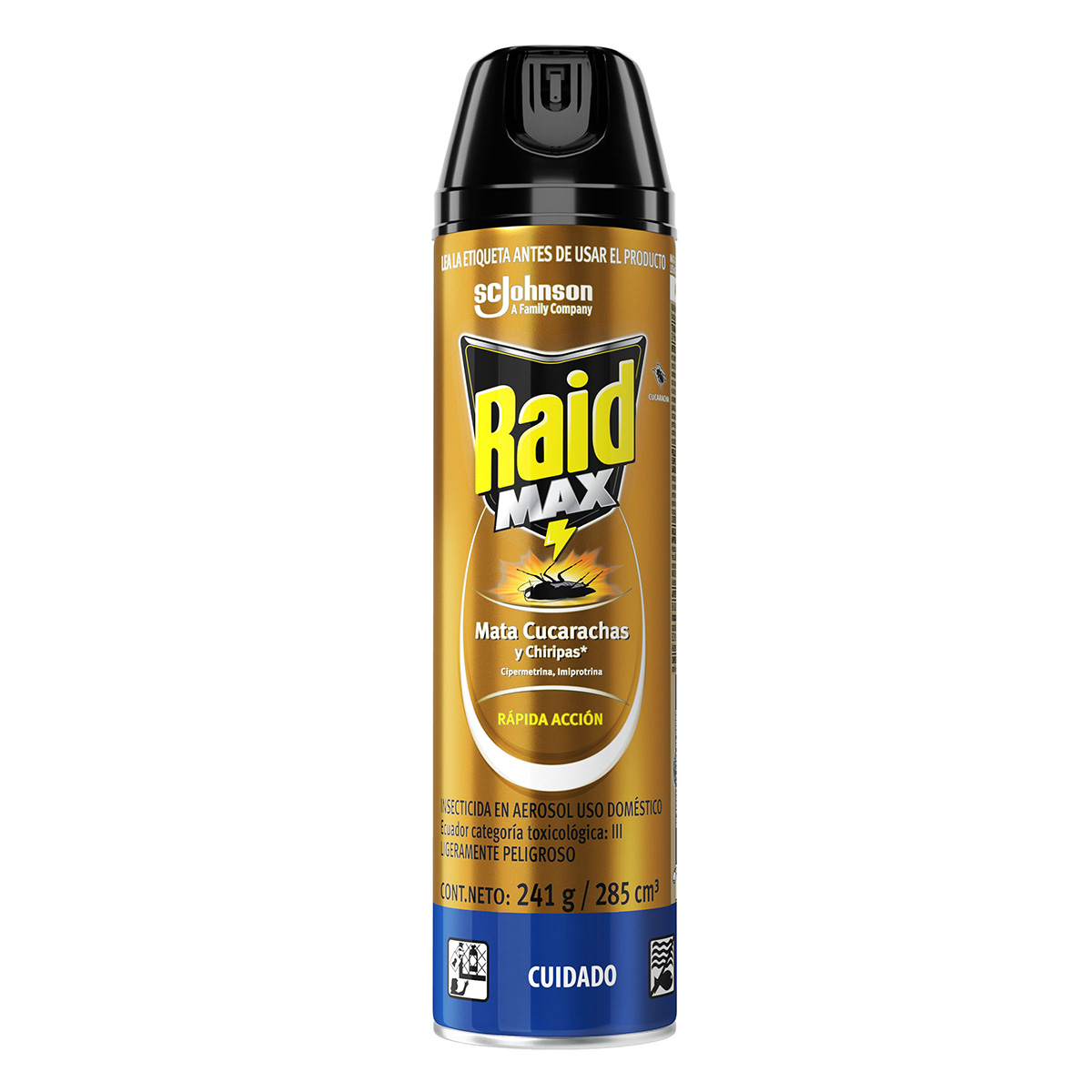 RAID MAX MATA CUCAR.Y CHIRIPAS 285 ML